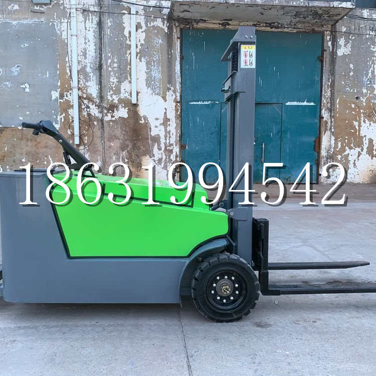 新城乡小型电动叉车1吨2吨步行站驾式电瓶堆高充电装卸车液压升降车铲车